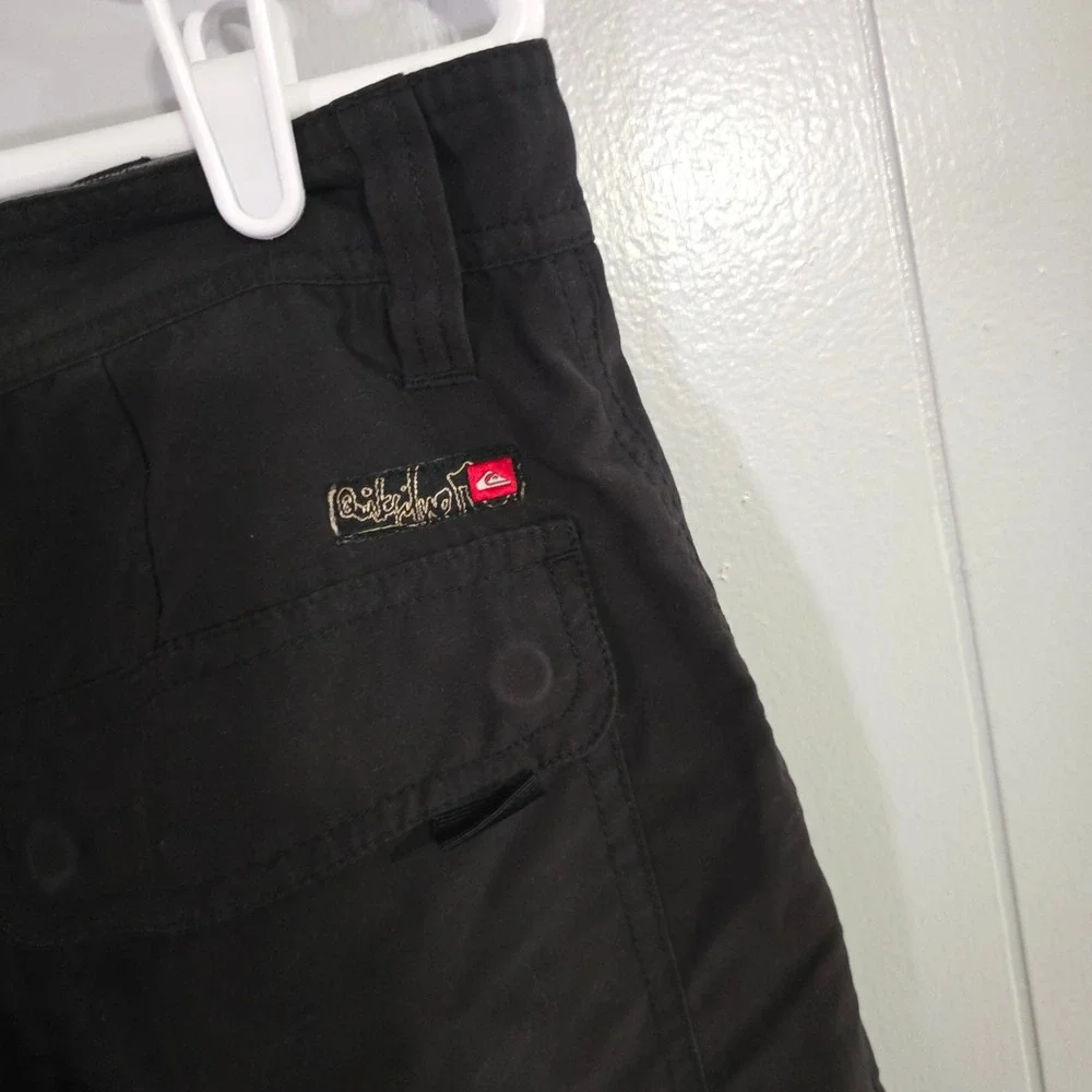 Quiksilver Black Cargo Shorts